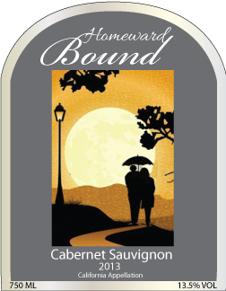 Homeward Bound Wine Label